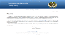 Tablet Screenshot of fiegenbaum.org